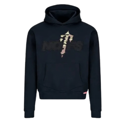 Black Nofs X Trapstar Camo Hoodie removebg preview